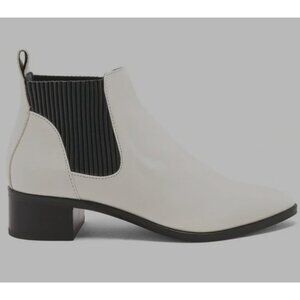 Dolce Vita Macie Leather CHELSEA Ankle BOOTS size 7 in bone